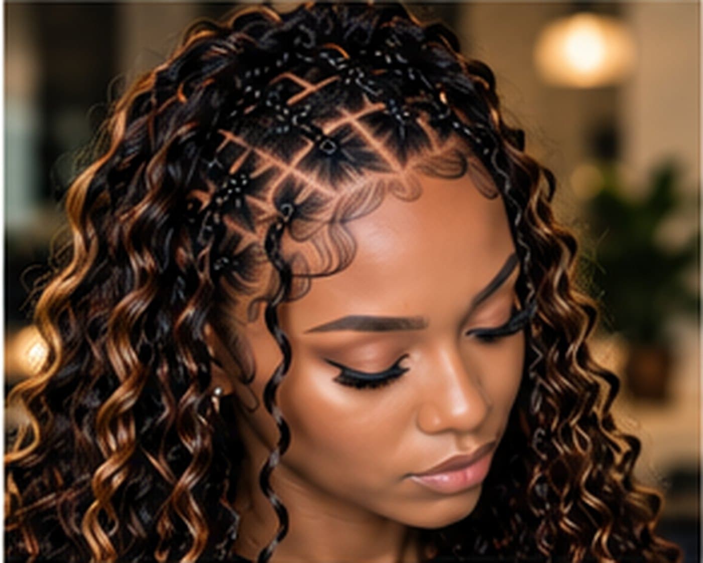 Boho Knotless Braids