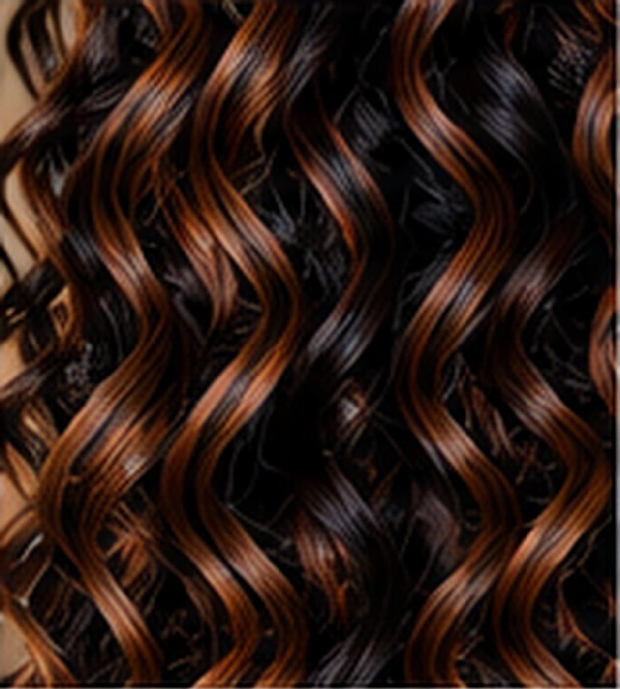Boho knotless braids, curly ends detail